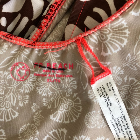 NWOT Free People free-est The Pamela One Piece Swimsuit XL - Picture 4 of 4